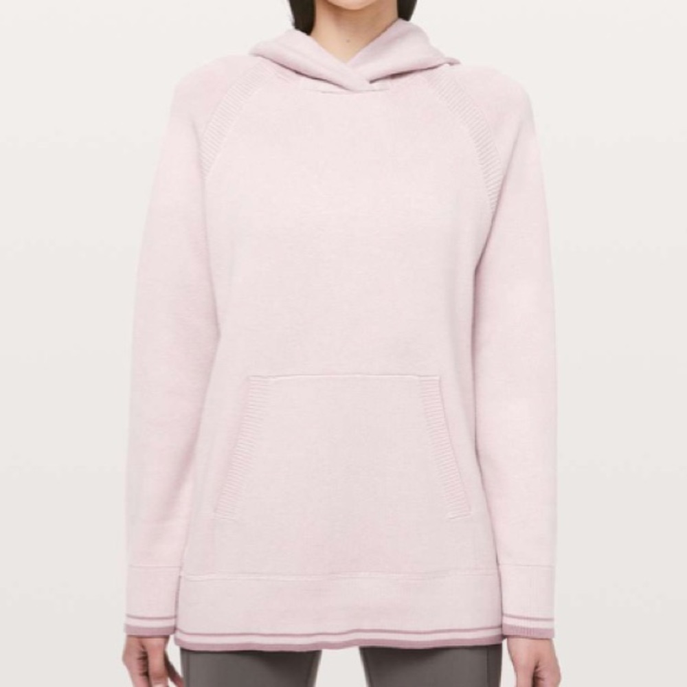 lululemon athletica Light Pink Hooded Sweater - Picture 2 of 8